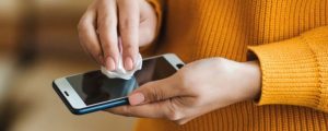 higienização de smartphones para locação