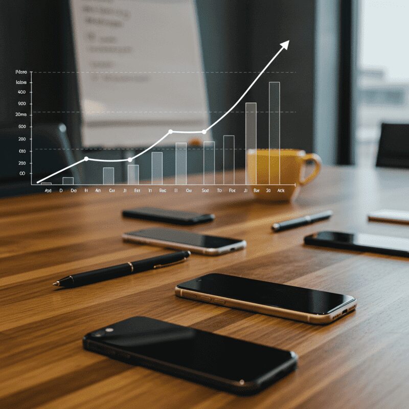 Aluguel de iPhone para empresas crescimento