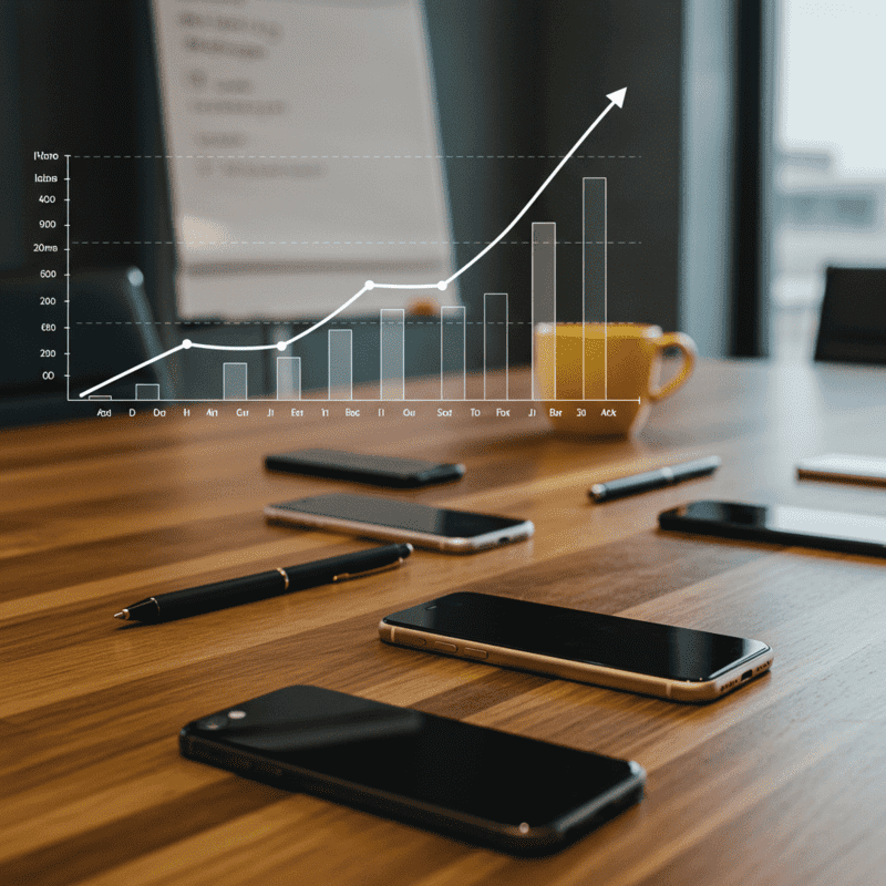 Aluguel de iPhone para empresas crescimento
